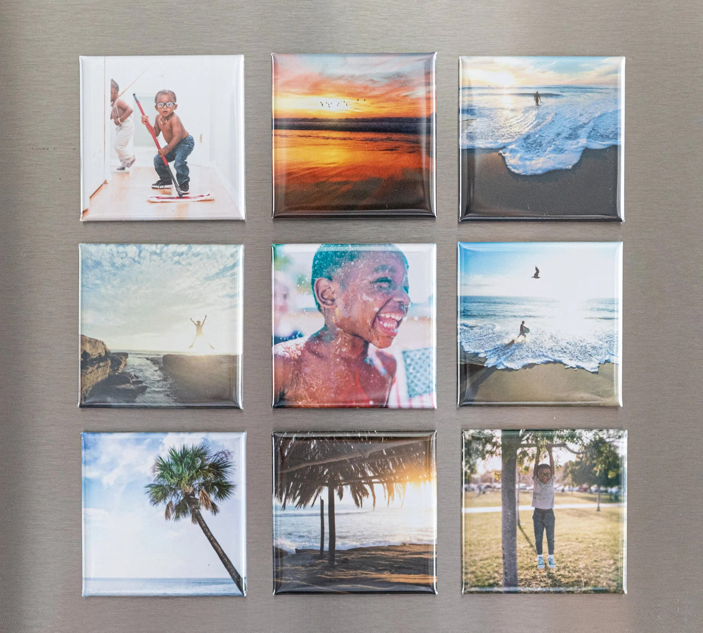 Custom Photo Magnets (set of 9)
