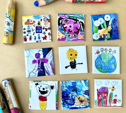 Custom Photo Magnets (set of 9)